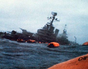 Se cumplen 32 años del hundimiento del Belgrano
