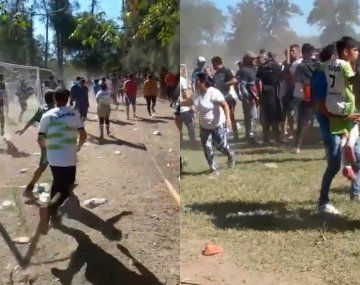 Batalla campal en un torneo infantil: golpearon a su hijo y ahorcó a otro nene