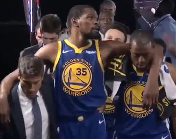 La espeluznante lesión de Kevin Durant en la final de la NBA