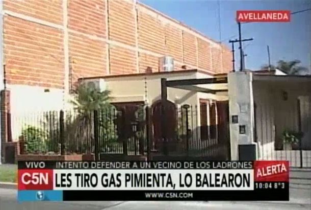 Intentó defender a un vecino de un asalto y lo terminaron baleando