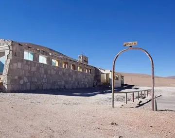 El pueblo minero con una mina de azufre que fue abandonada
