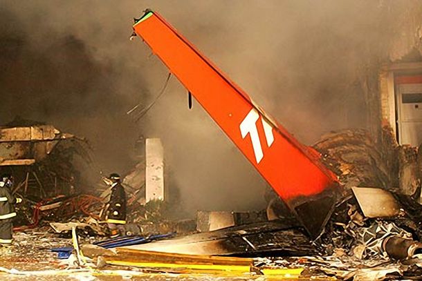 Accidente de Tam en Sao Paulo en 2007 (foto de archivo)