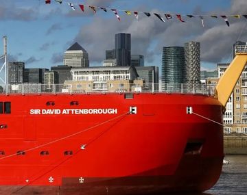 Detectan buque británico que navegó ilegalmente por aguas argentinas