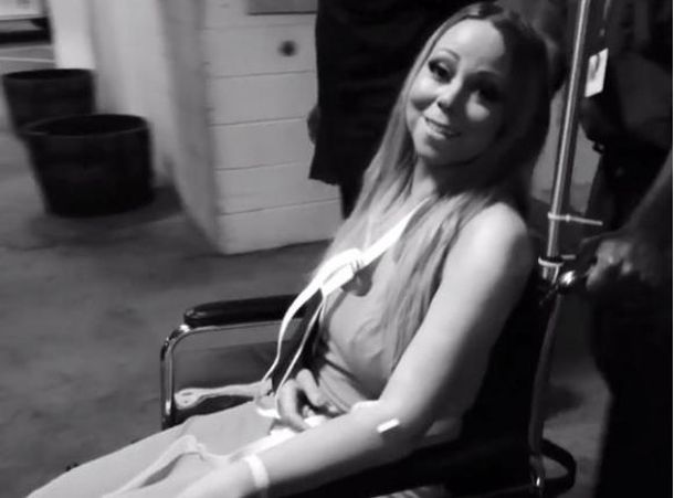 Tras sufrir una grave lesión, Mariah Carey abandonó el hospital