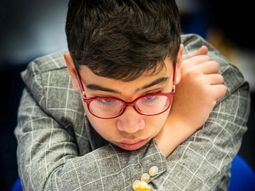 No se dio: Faustino Oro quedó a un paso del récord de GM más joven de la historia