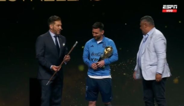 Messi fue nombrado por Conmebol como el mejor jugador de la historia