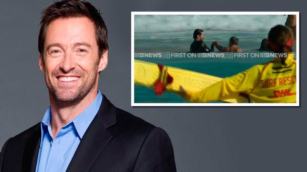 Hugh Jackman salvó a su hijo y a otras personas de ahogarse en el mar