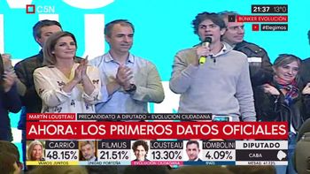 lousteau: felicito a carrio por su extraordinario resultado lousteau: felicito a carrio por su extraordinario resultado