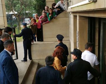 Cristina Kirchner en Comodoro Py.