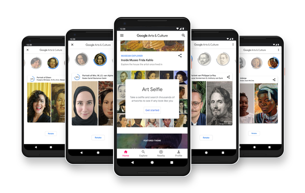 Una app de Google te reconoce entre miles de obras de arte