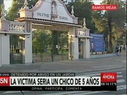 Detuvieron a un empleado acusado de abusar de un nene en un jardín