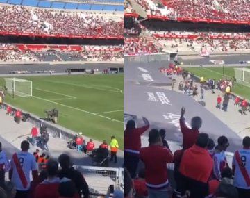 Los hinchas de River no quieren al Pollo Vignolo: así lo recibieron en el Monumental