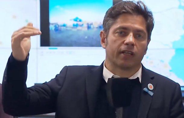 Temporal: Axel Kicillof cruzó al Gobierno de Javier Milei por dejar 1000 obras sin terminar en Buenos Aires