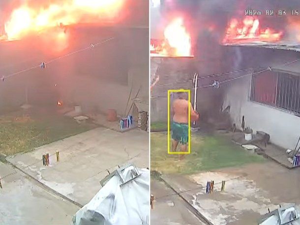 Incendio, explosión y derrumbe en San Martín dejó varias casas destruidas