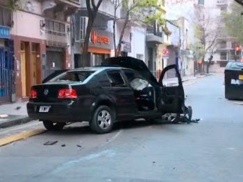 Pánico en San Cristóbal por una persecución, choque y tiroteo