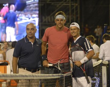 Del Potro cerró el año en una exhibición ante Hewitt en La Plata