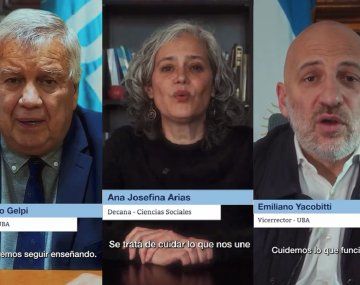 El pedido de autoridades de la UBA al Gobierno.