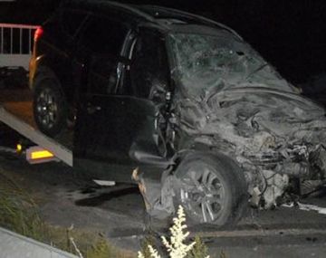 Así fue el nuevo choque de Chano contra un camión