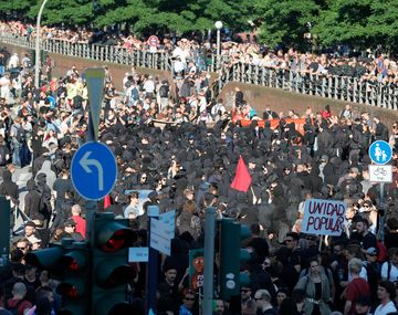 Tensión en Hamburgo: la policía reprimió una protesta contra el G20