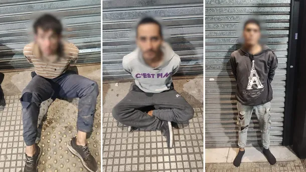 Tres personas fueron detenidas tras la denuncia del conductor del vehículo