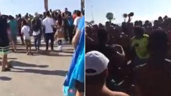 video: la violenta pelea entre colombianos y chilenos en una playa video: la violenta pelea entre colombianos y chilenos en una playa