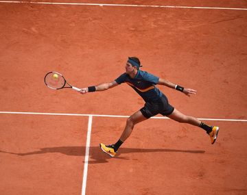 Juan Martín del Potro. Foto: @rolandgarros