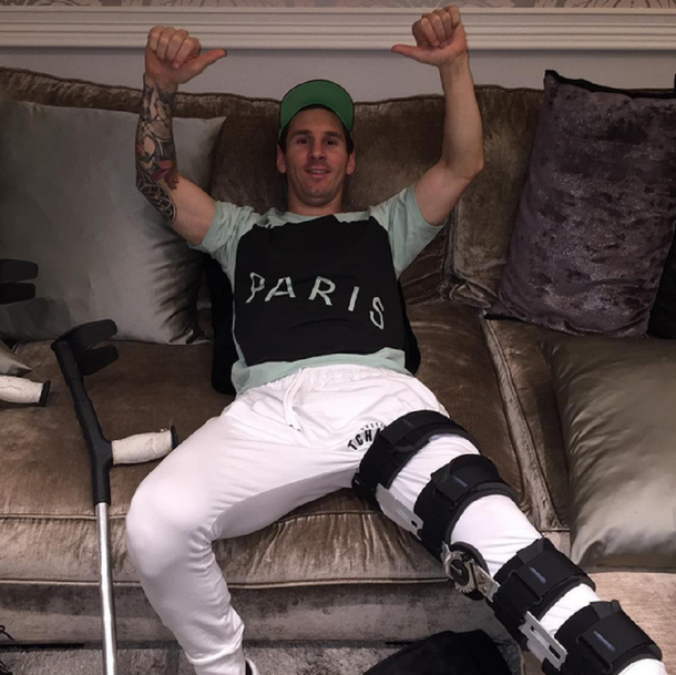 La polémica foto de Messi tras la derrota: ¿qué es la H?