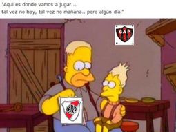 Uno de los memes que apareció en las redes tras la derrota de River.