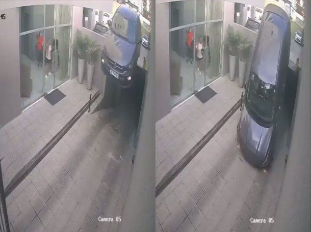 Insólito accidente en Lomas de Zamora: no conocía el estacionamiento y cayó al vacío