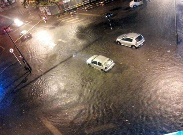 Las fotos de la inundación en Mar del Plata