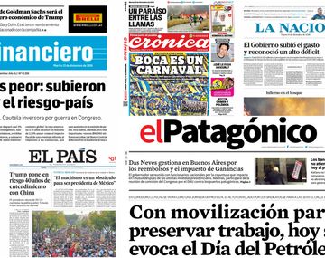 Tapas de diarios del 13 de diciembre de 2016