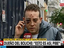 hablo el joven que recibio una brutal golpiza en un boliche: casi me matan hablo el joven que recibio una brutal golpiza en un boliche: casi me matan