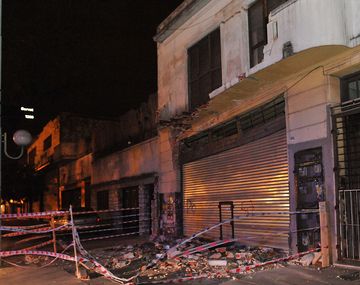 Susto en Pompeya por un derrumbe