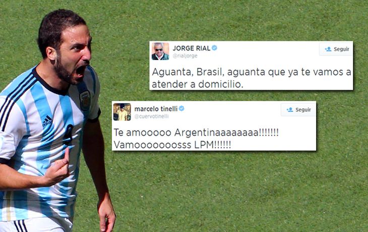 Los famosos argentinos difrutaron del triunfo de la Selección ante Bélgica