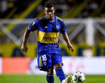 El particular saludo de Frank Fabra a los hinchas de Boca en su día