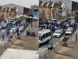 Videos: graves incidentes entre hinchas de San Telmo y la Policía