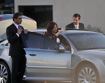 Cristina fue a la Casa Rosada