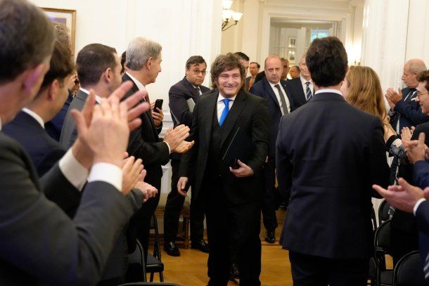 Javier Milei cerró su gira en Estados Unidos con un acto contra el antisemitismo