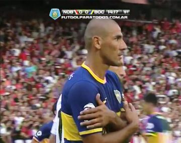 El innecesario y polémico gesto del Cata Díaz contra la gente de Newells