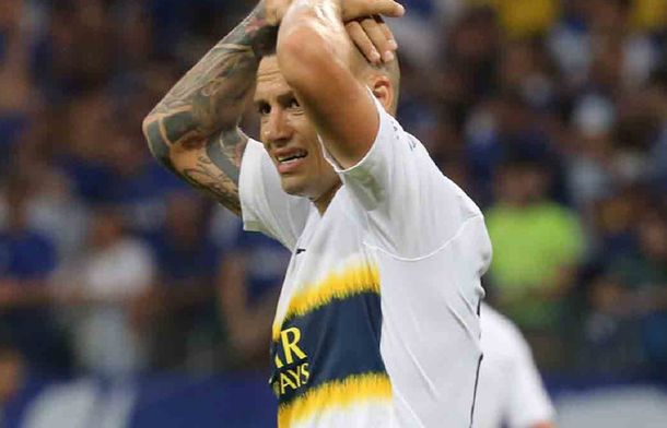 Mauro Zárate se burló de un jugador del Cruzeiro tras pasar a semifinales