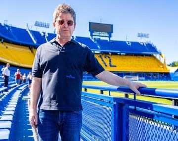 Noel Gallagher en la Bombonera.