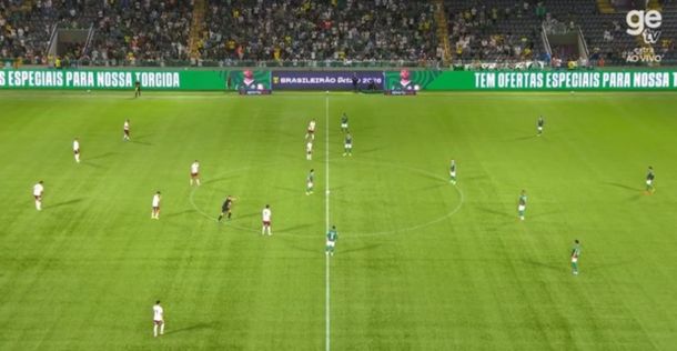 Inédito: Palmeiras sacó del medio en ambos tiempos ante Fluminense