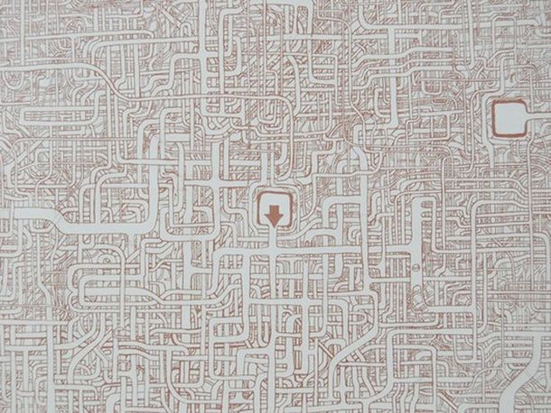 Increíble: se pasó siete años diseñando un complejo laberinto