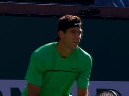 Del Potro trabajó, pero se impuso con autoridad Del Potro trabajó, pero se impuso con autoridad