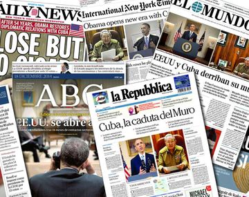 Así reflejaron los medios del mundo el histórico acuerdo entre EE.UU. y Cuba