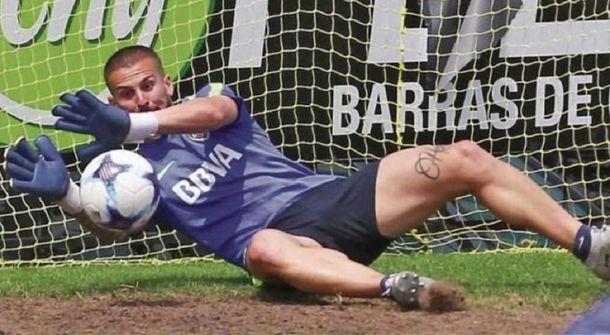 River - Boca: Maidana y Benedetto practicaron penales como arqueros