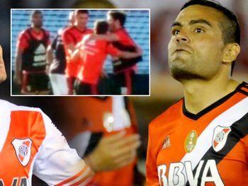 Fuerte pelea en la práctica de River