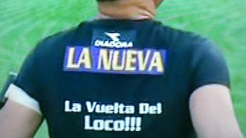 la vuelta del loco: la insolita remera de pablo lunati la vuelta del loco: la insolita remera de pablo lunati