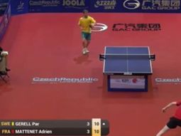 ¿el mejor de la historia? un interminable punto en un partido de ping pong