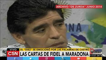 Las cartas de Fidel a Maradona Las cartas de Fidel a Maradona